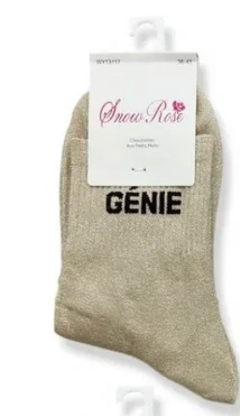 chaussette à paillettes