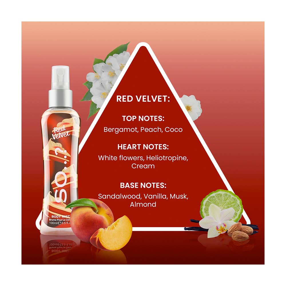 BRUME POUR LE CORPS 100ML - BODY MIST BY SO...?: INCSO43110 - Red Velvet