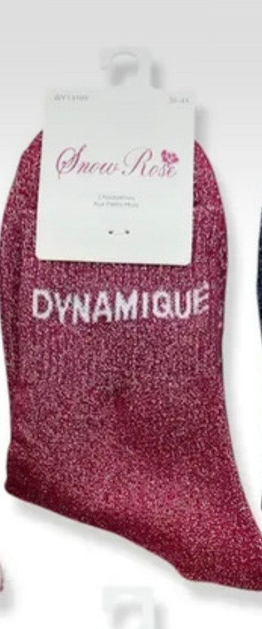 chaussette à paillettes