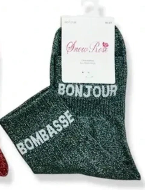 chaussette à paillette