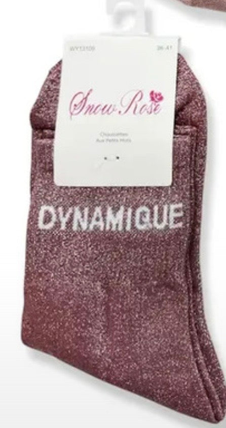 chaussette à paillettes