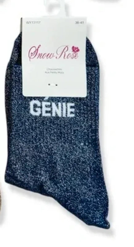 chaussettes à paillettes