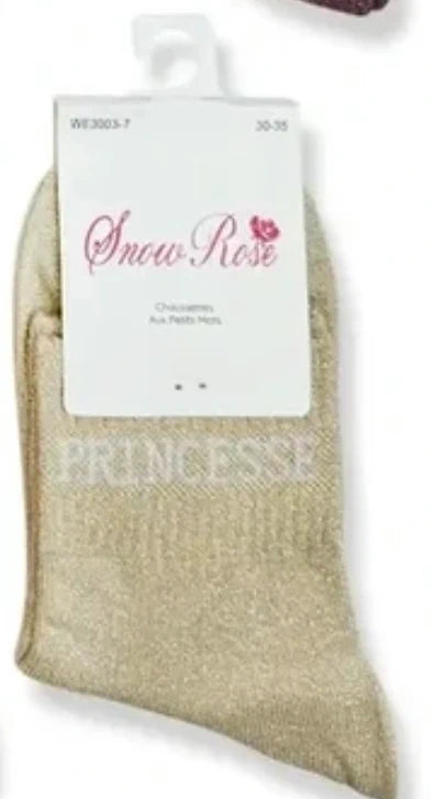 chaussettes à paillettes