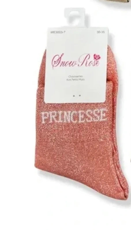 chaussettes à paillettes