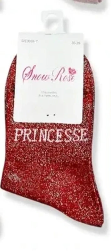 chaussettes à paillettes