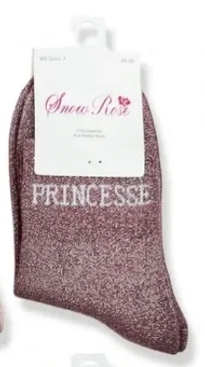 chaussettes à paillettes